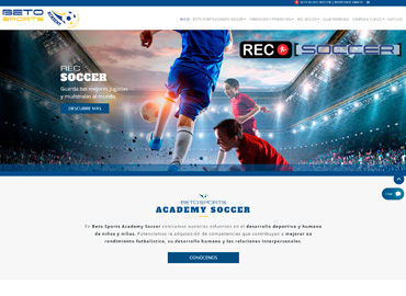 Desarrollo web - Beto Soccer